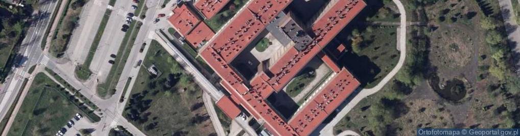 Zdjęcie satelitarne Szpital Wojewódzki w Bielsku-Białej