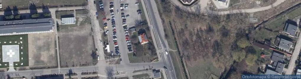 Zdjęcie satelitarne Szpital Wojskowy z Przychodnią – SP ZOZ w Wałczu