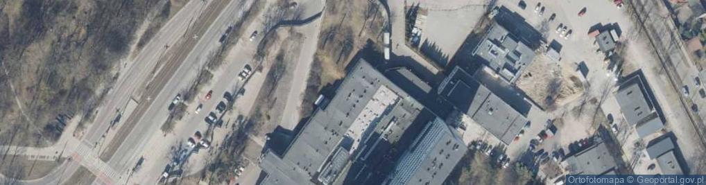 Zdjęcie satelitarne Wojewódzkie Wielospecjalistyczne Centrum Onkologii i Traumatologii im. M. Kopernika w Łodzi