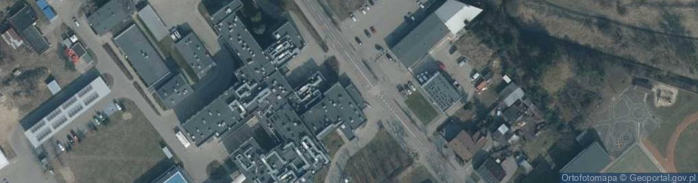 Zdjęcie satelitarne ZOZ w Brodnicy