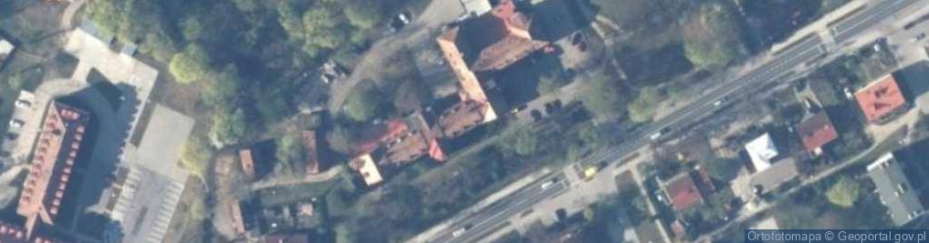 Zdjęcie satelitarne ZOZ w Lidzbarku Warmińskim