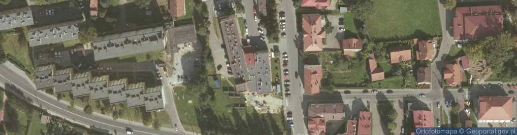 Zdjęcie satelitarne ZOZ w Strzyżowie