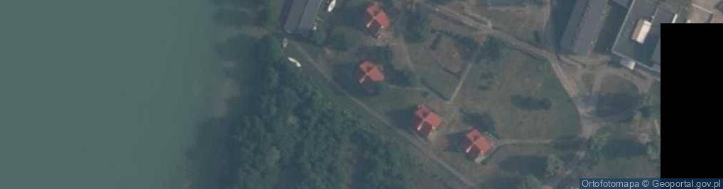 Zdjęcie satelitarne Jez. Mausz - nurkowanie