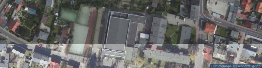 Zdjęcie satelitarne Grodziska Hala Sportowa