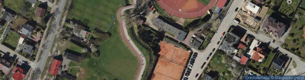 Zdjęcie satelitarne Korty tenisowe TKKF Ognisko Orzeł