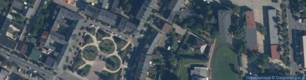Zdjęcie satelitarne MG LKS Zelów