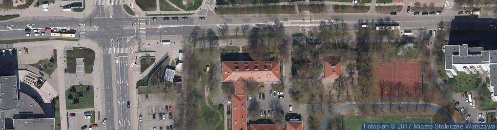 Zdjęcie satelitarne Szkółka Piłkarska Służew - KS GROM PRO Mokotów