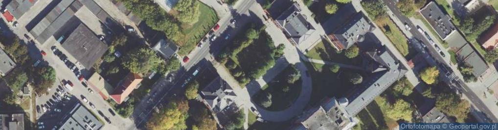 Zdjęcie satelitarne Centrum Szkolenia Straży Granicznej