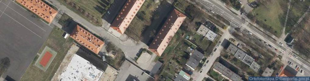 Zdjęcie satelitarne Garnizonowy Węzeł Łączności
