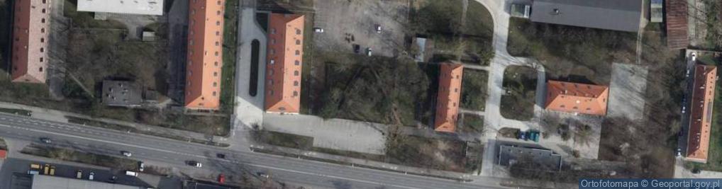 Zdjęcie satelitarne Placówka Żandarmerii Wojskowej