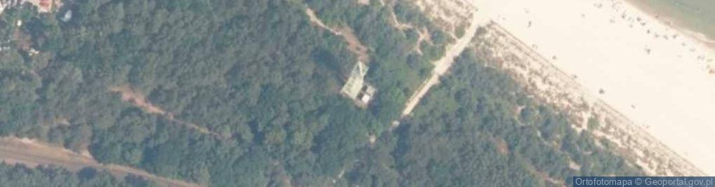 Zdjęcie satelitarne Punkt obserwacji wzrokowo technicznej i Łączności MW