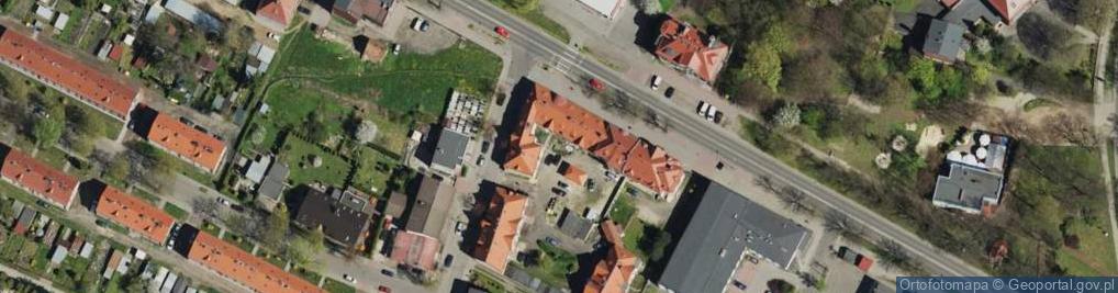 Zdjęcie satelitarne Lisowski Jan Szafrański Ryszard Sklep Wielobranżowy