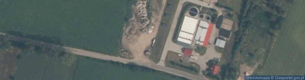Zdjęcie satelitarne Gminna Oczyszczalnia Ścieków