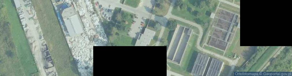 Zdjęcie satelitarne Oczyszczalnia Ścieków - Miejski Zakład Wodociągów I Kanalizacji