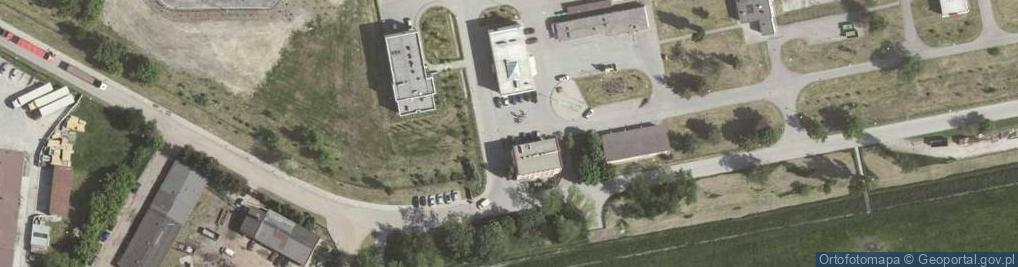 Zdjęcie satelitarne Oczyszczalnia Ścieków Płaszów