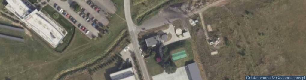 Zdjęcie satelitarne Oczyszczalnia ścieków Rydzyna