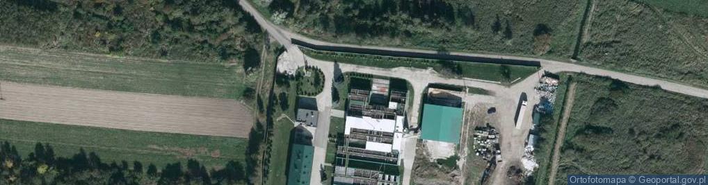 Zdjęcie satelitarne Oczyszczalnia ścieków Świlcza - Kamyszyn