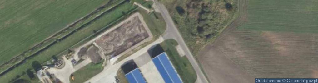 Zdjęcie satelitarne Oczyszczalnia Ścieków w Henrykowie
