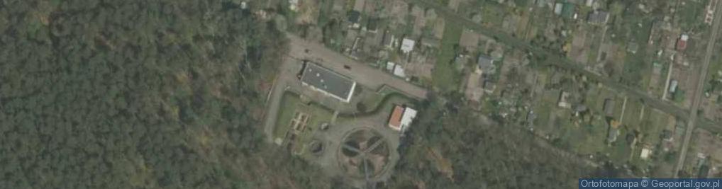 Zdjęcie satelitarne Oczyszczalnia Ścieków