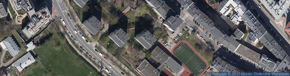 Zdjęcie satelitarne Oddział PTTK 'Marymont' w Warszawie