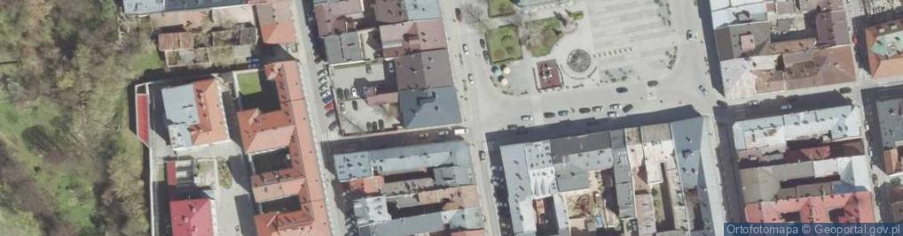 Zdjęcie satelitarne Odział PTTK ''Beskid'' w Nowym Sączu