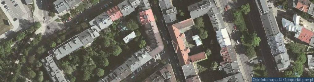 Zdjęcie satelitarne Krakowskim Targiem