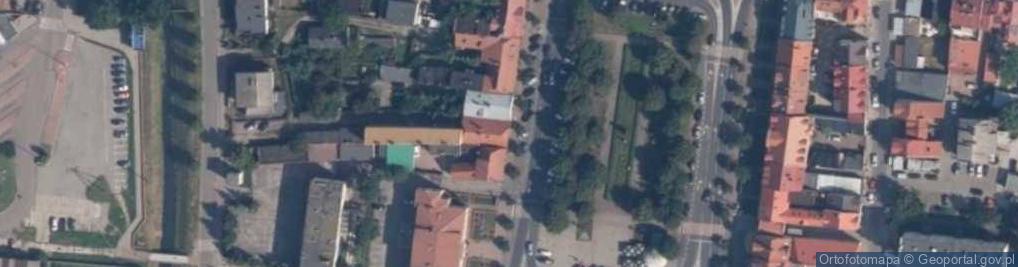 Zdjęcie satelitarne Sklep Wielobranżowy Łykowska Jadwiga i Andrzej