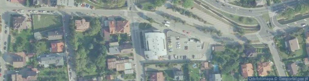 Zdjęcie satelitarne SNC Myślenice
