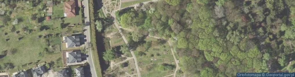 Zdjęcie satelitarne Ogród Botaniczny Uniwersytetu Marii Curie-Skłodowskiej w Lublinie