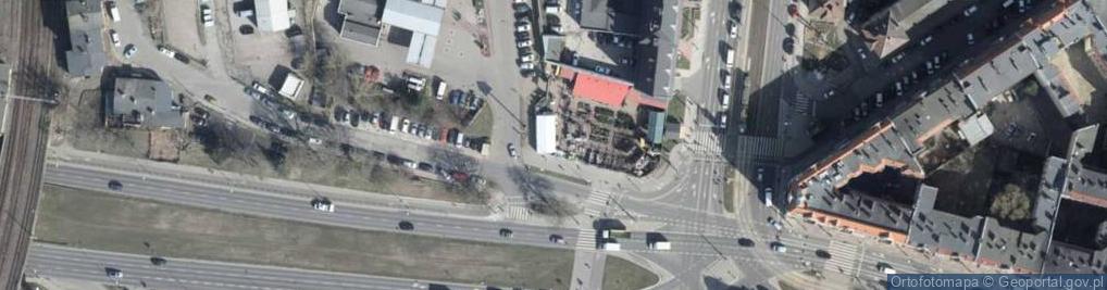 Zdjęcie satelitarne Centrum Ogrodnicze Rajski Ogród