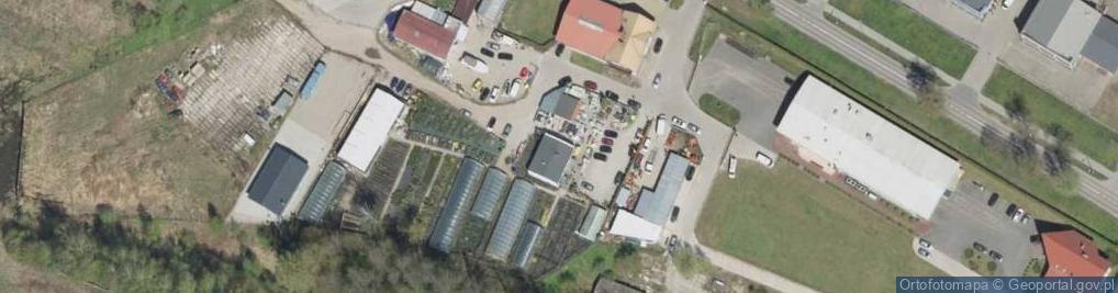 Zdjęcie satelitarne Centrum Ogrodnicze u Marka