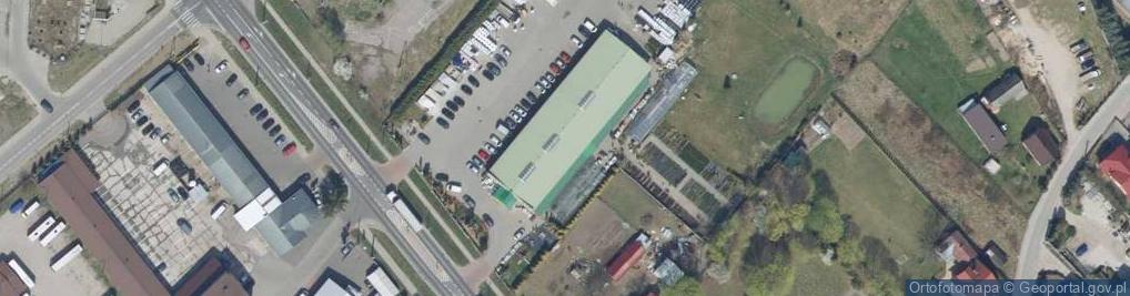 Zdjęcie satelitarne Centrum Ogrodnicze Zorza