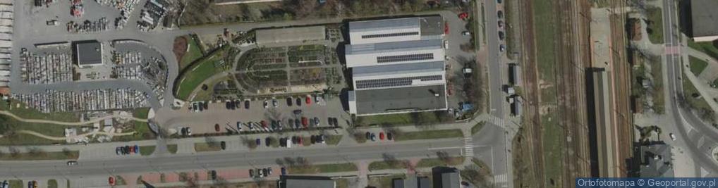 Zdjęcie satelitarne Daglezja Centrum Ogrodnicze