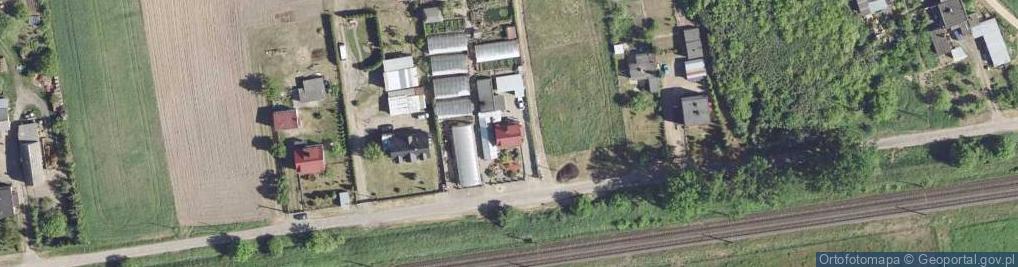 Zdjęcie satelitarne Ogrodnictwo Łasa