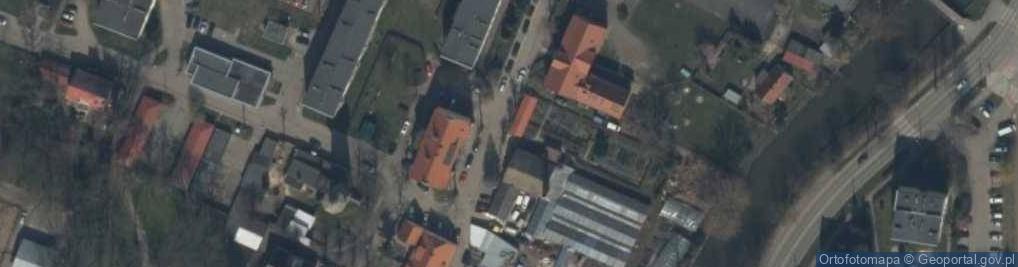 Zdjęcie satelitarne Przy Zieleni Nowodworskej