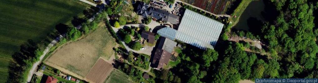 Zdjęcie satelitarne PUDEŁKO Danuta Szkółka drzew i krzewów ozdobnych