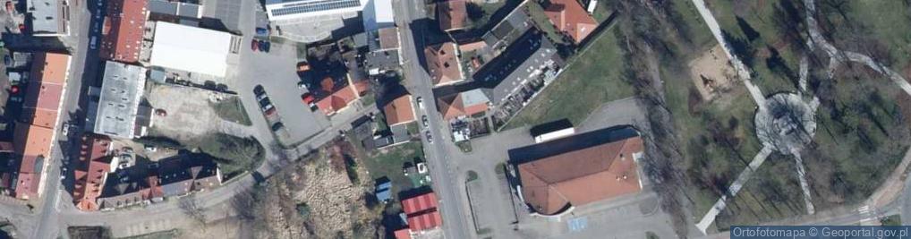Zdjęcie satelitarne Rostkowska Irena. Centrum ogrodnicze