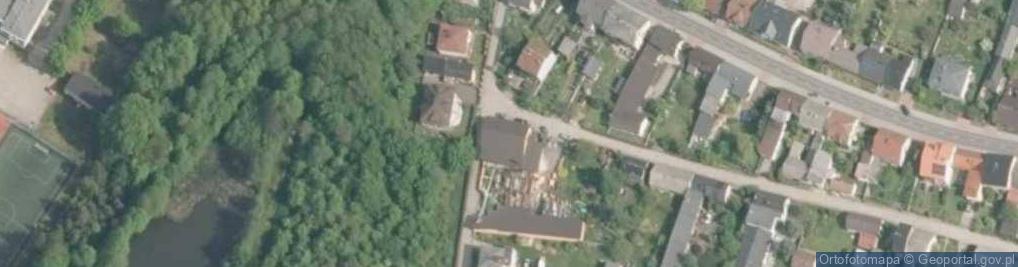 Zdjęcie satelitarne tartak