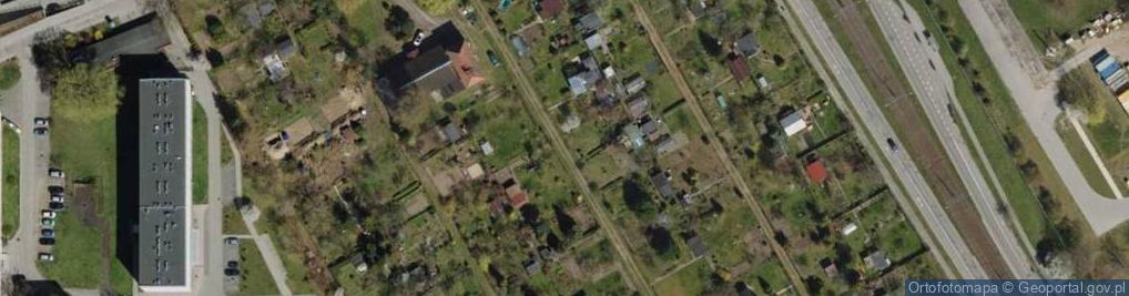 Zdjęcie satelitarne Ogródki Działkowe 'Polanki'