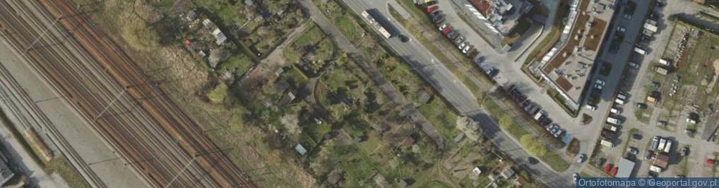 Zdjęcie satelitarne Ogródki Działkowe 'Przy Torze'