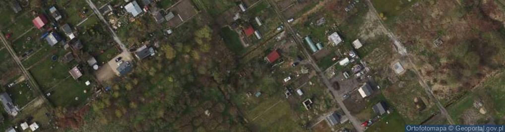 Zdjęcie satelitarne Ogródki Działkowe im. S. Żeromskiego