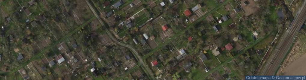 Zdjęcie satelitarne Ogródki Działkowe im. St. Wyspiańskiego