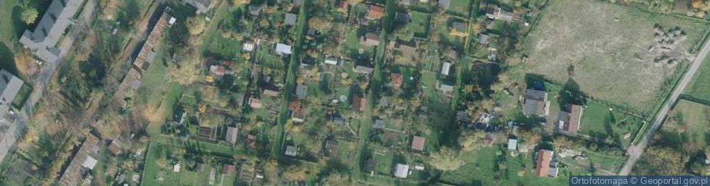 Zdjęcie satelitarne Ogródki działkowe Wrzos