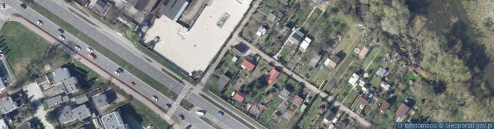 Zdjęcie satelitarne Ogródki działkowe