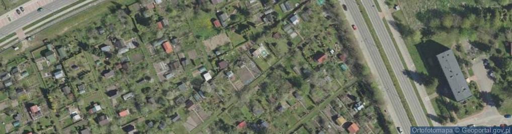 Zdjęcie satelitarne Ogródki działkowe