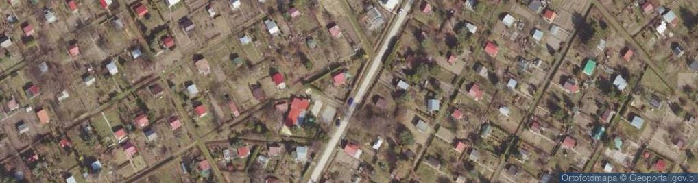 Zdjęcie satelitarne ogródki działkowe