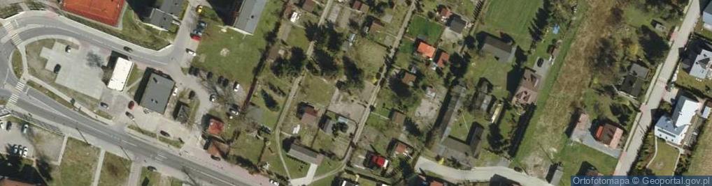 Zdjęcie satelitarne ROD I Dywizji Kościuszkowskiej