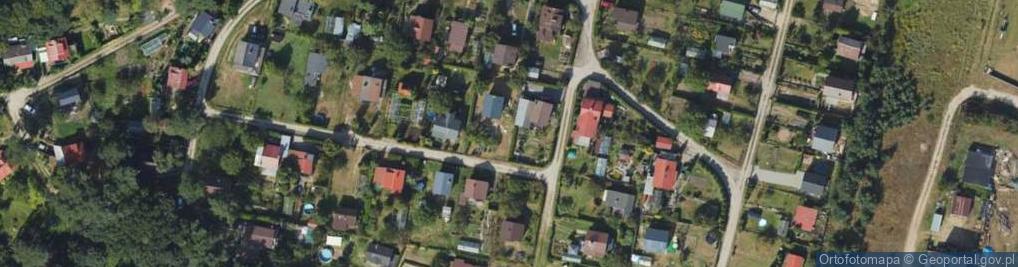 Zdjęcie satelitarne ROD im. mjr. Henryka Sucharskiego Rejon V - Słoneczne Wzgórze