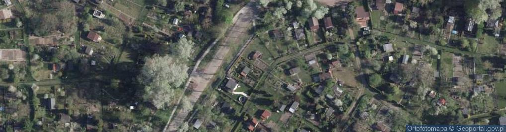 Zdjęcie satelitarne ROD Nadwiślany