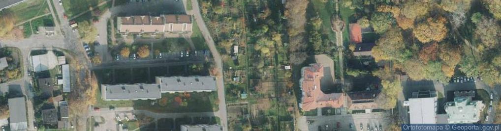 Zdjęcie satelitarne ROD Okrzei